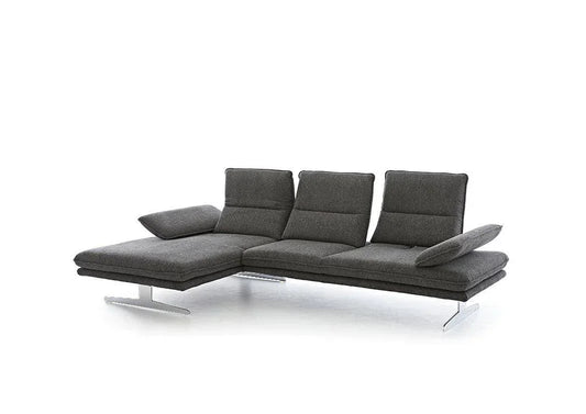 W.SCHILLIG Longchair broadway 16777 Stoff S22/95 anthracite