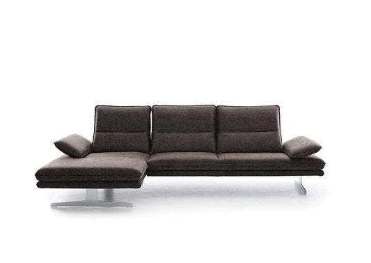 W.SCHILLIG Longchair broadway (B 271 cm) 16777 Stoff S22/95 anthracite - Komfortmöbel24