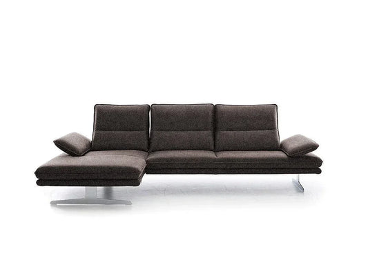W.SCHILLIG Longchair broadway (B 271 cm) 16777 Stoff S22/95 anthracite - Komfortmöbel24