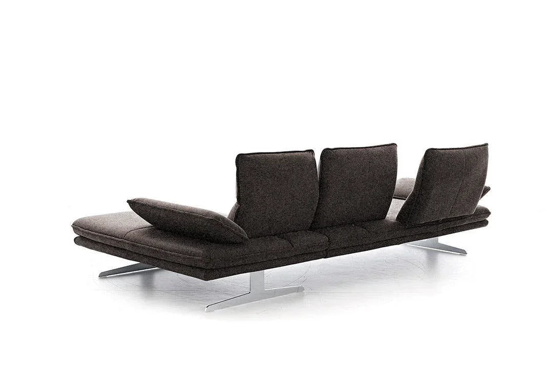 W.SCHILLIG Longchair broadway (B 271 cm) 16777 Stoff S22/95 anthracite - Komfortmöbel24