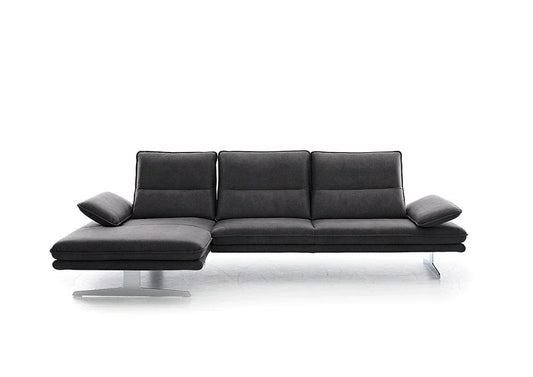 W.SCHILLIG Longchair broadway 16777 (B 291 cm) Stoff S37/95 anthracite - Komfortmöbel24