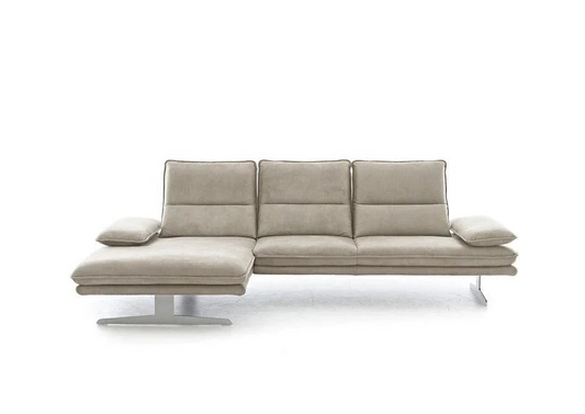 W.SCHILLIG Longchair broadway 16777 (B=271 cm) Stoff S37/43 sahara