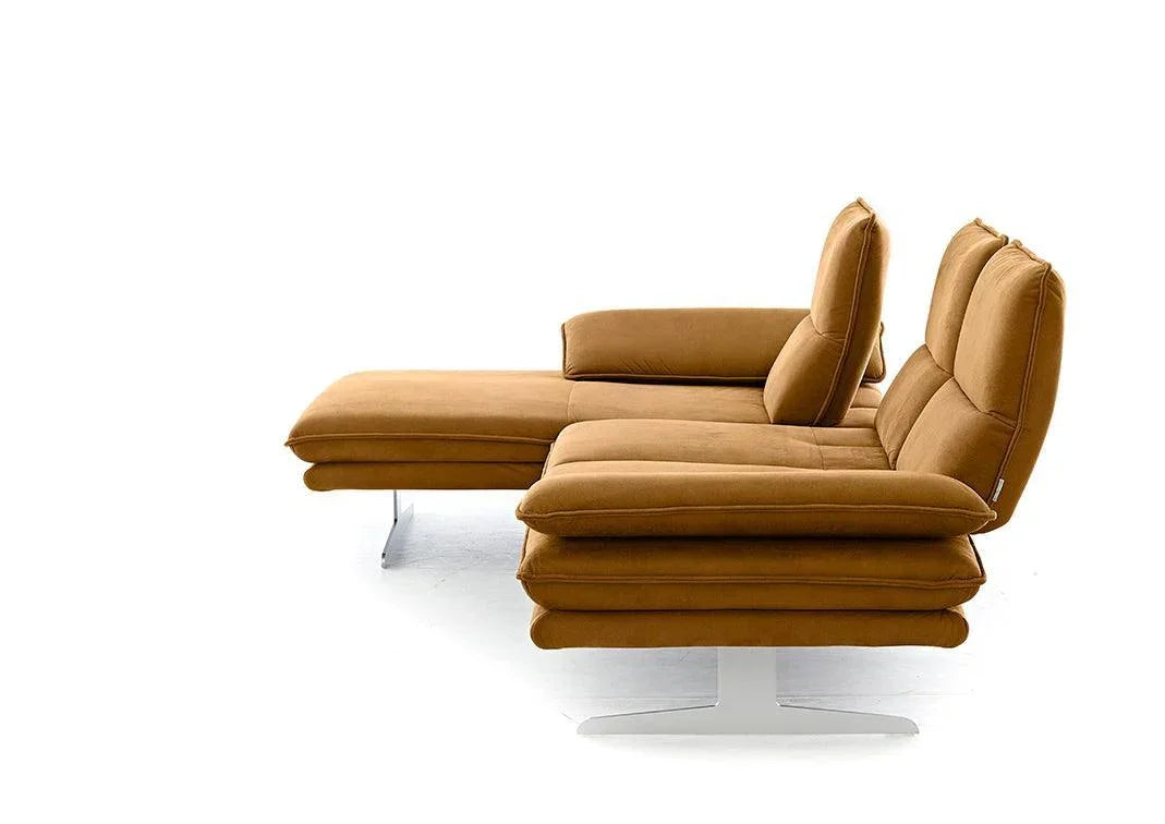 W.SCHILLIG Longchair broadway 16777 (B 311 cm) Stoff S37/51 brandy - Komfortmöbel24