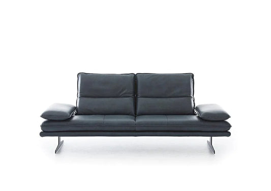W.SCHILLIG Sofa broadway 16777 N80 Leder Z75/28 dark blue - Komfortmöbel24
