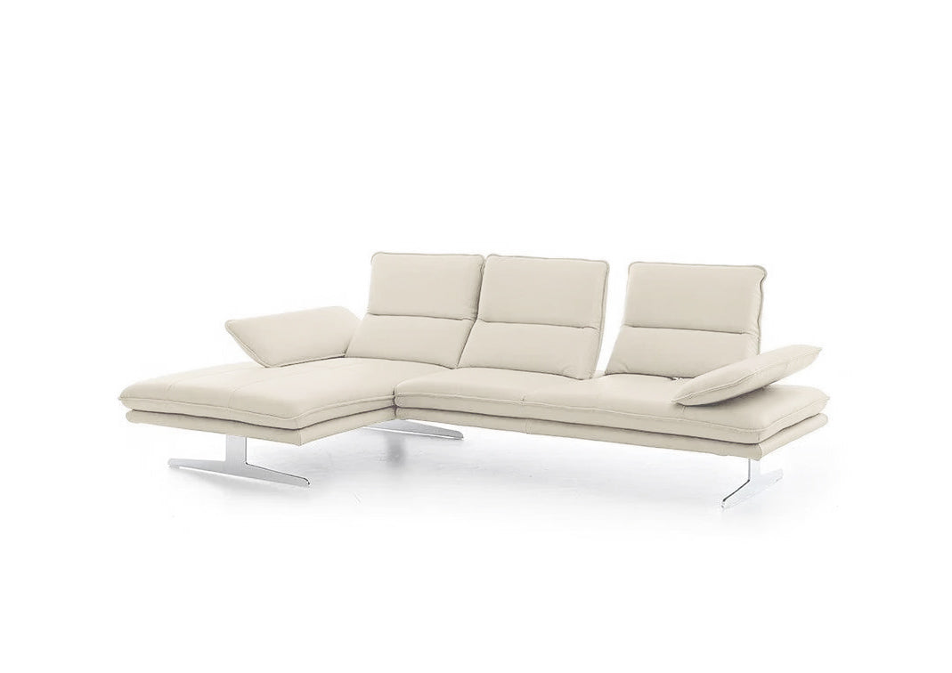 W.SCHILLIG broadway 16777 (B=271 cm) Leder Z73/44 elfenbein