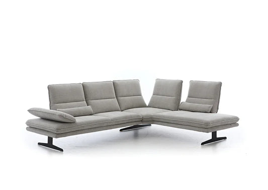 W.SCHILLIG Ecksofa broadway 16777 Stoff R75/21 light grey - Komfortmöbel24