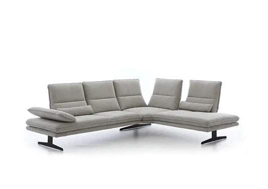 W.SCHILLIG Ecksofa broadway 16777 Stoff R75/21 light grey - Komfortmöbel24
