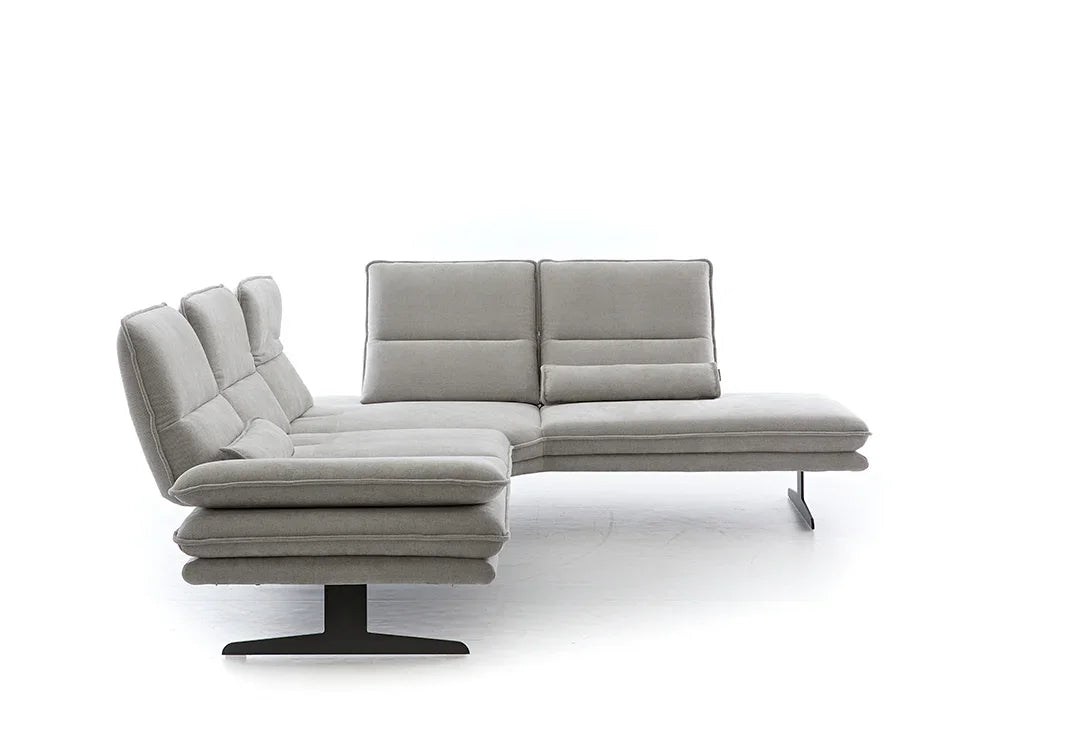 W.SCHILLIG Ecksofa broadway 16777 Stoff R75/21 light grey - Komfortmöbel24