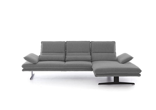 W.SCHILLIG Longchair broadway 16777 (B 291 cm) Stoff W82/22 grey - Komfortmöbel24