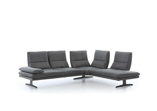W.SCHILLIG Ecksofa broadway 16777 (B 284 cm) Stoff S37/95 anthracite - Komfortmöbel24