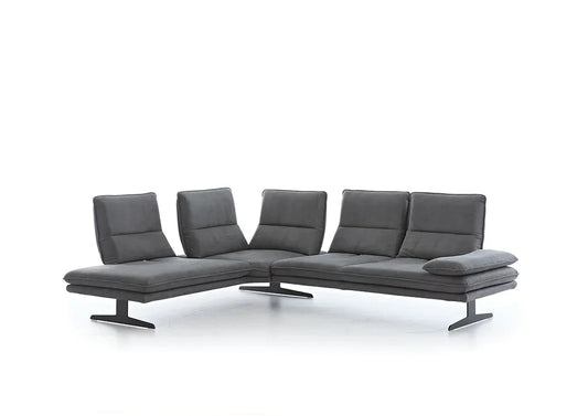 W.SCHILLIG Ecksofa broadway 16777 (B 284 cm) Stoff S37/95 anthracite - Komfortmöbel24
