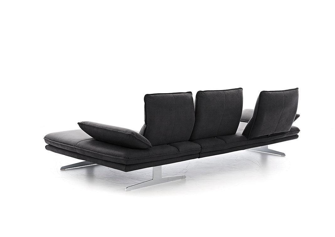 W.SCHILLIG Longchair broadway (B 291 cm) 16777 Stoff S37/95 anthracite - Komfortmöbel24