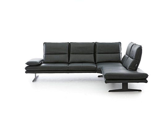 W.SCHILLIG Ecksofa broadway 16777 Leder Z84/39 forest - Komfortmöbel24