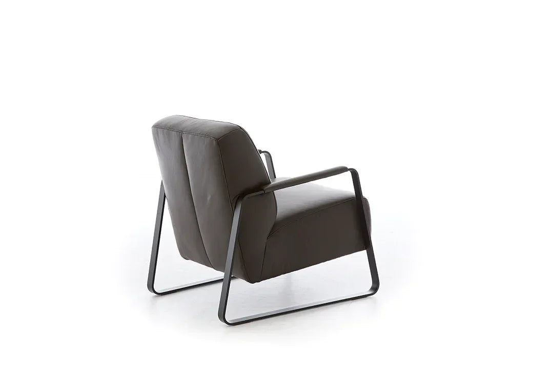 W.SCHILLIG Sessel quadroo 17350 ME Leder Z59/54 braun - Komfortmöbel24