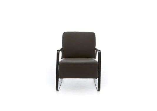 W.SCHILLIG Sessel quadroo 17350 ME Leder Z59/54 braun - Komfortmöbel24