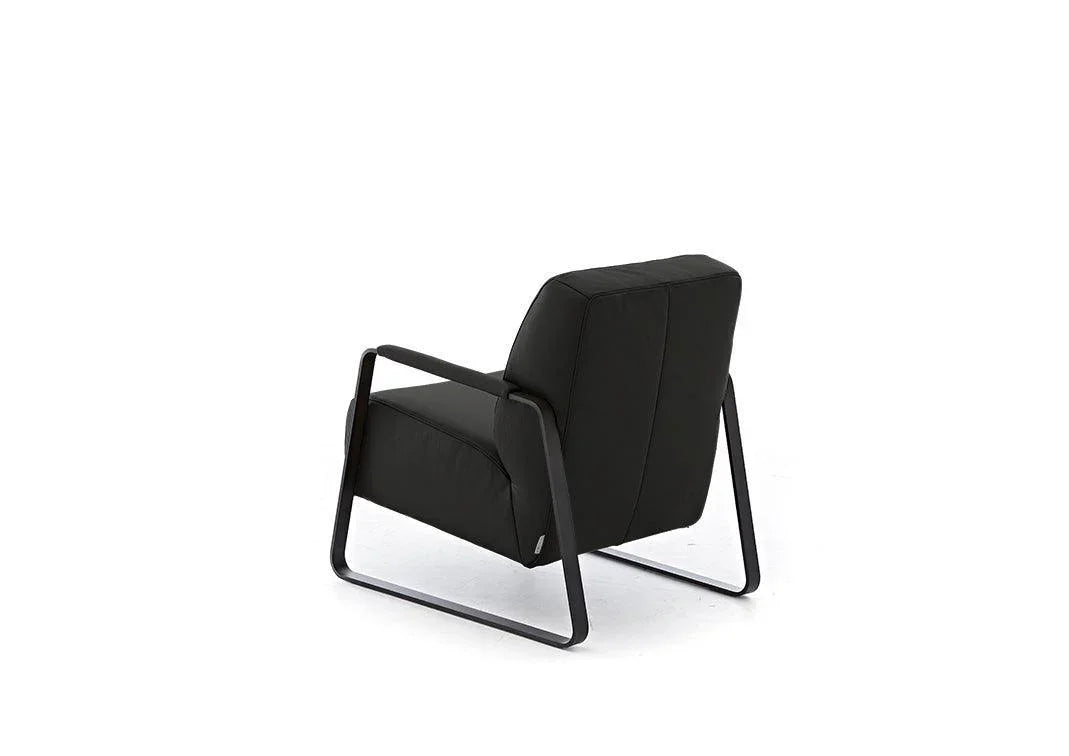 W.SCHILLIG Sessel quadroo 17350 ME Leder Z69/95 graphite - Komfortmöbel24