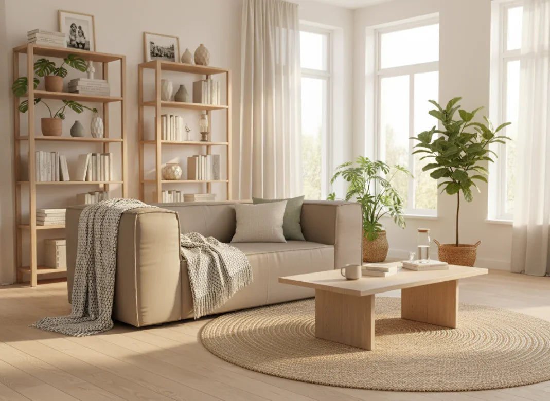 W.SCHILLIG Sofa around-the-block 18050 M120 Loveseat Leder Z59/20 eisgrau - Komfortmöbel24