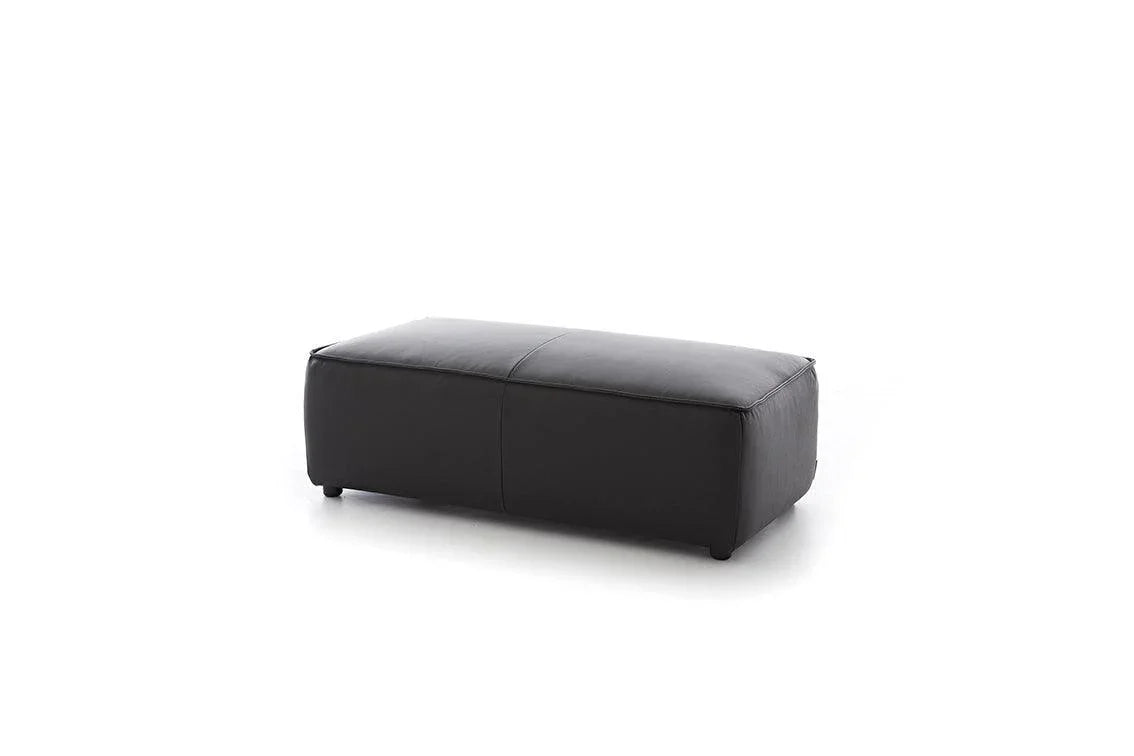 W.SCHILLIG Hocker around the block 18050 G120 Leder Z59 (Farbe wählbar) - Komfortmöbel24