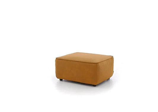 W.SCHILLIG Hocker around-the-block 18050 G80Q Leder Z69 (Farbe wählbar) - Komfortmöbel24