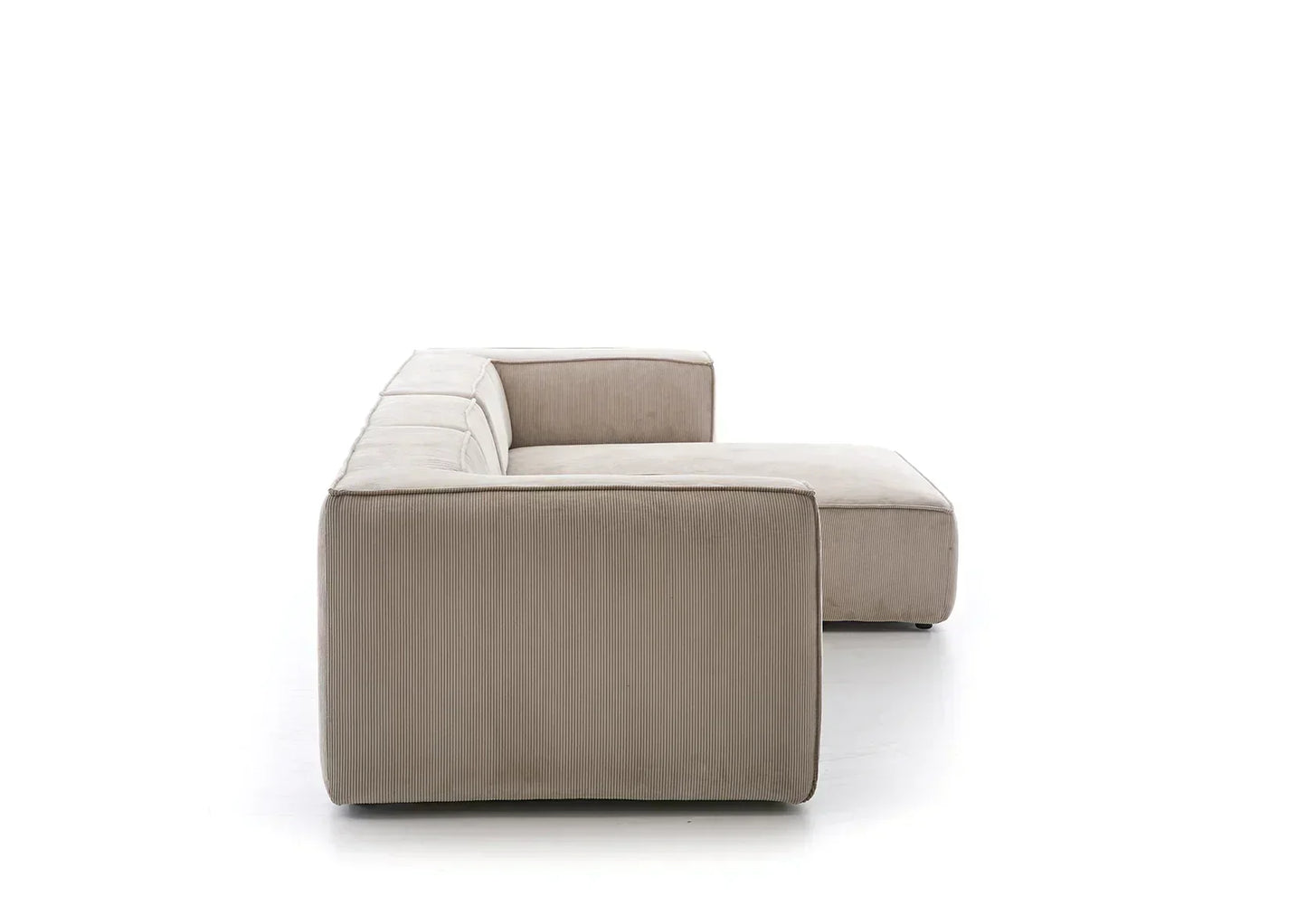W.SCHILLIG Longchair around-the-block 18050 Stoff S44/48 ecru - Komfortmöbel24