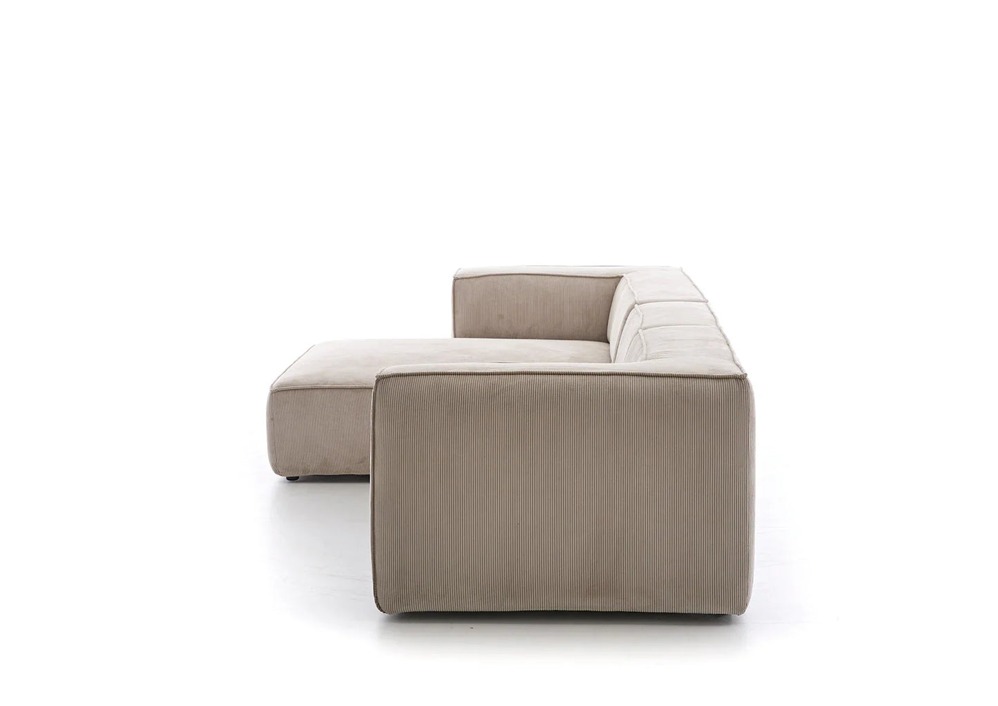 W.SCHILLIG Longchair around-the-block 18050 Stoff S44/48 ecru - Komfortmöbel24