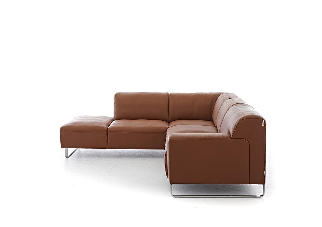 W.SCHILLIG Ecksofa alessiio 20550 Leder Z98/50 cognac - Komfortmöbel24