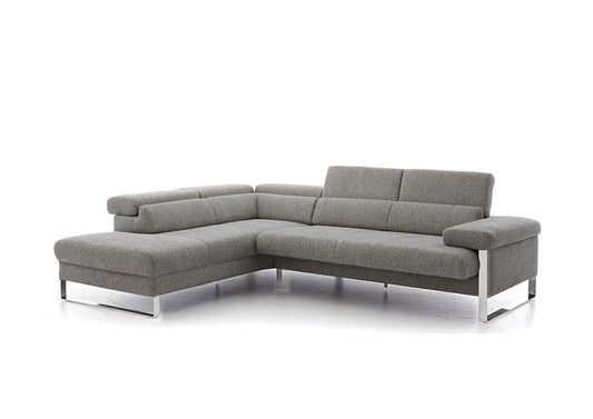 W.SCHILLIG Ecksofa finn 20974 Stoff S22/23 grey - Komfortmöbel24
