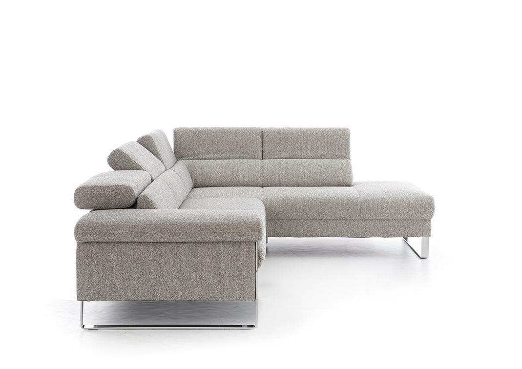W.SCHILLIG Ecksofa finn 20974 Stoff S22/22 steel - Komfortmöbel24