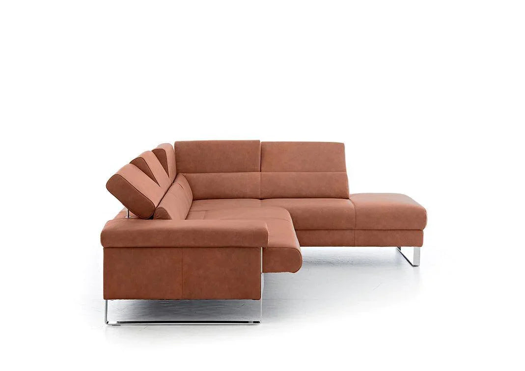 W.SCHILLIG Ecksofa finn 20974 Leder Z69/50 cognac - Komfortmöbel24