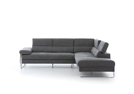 W.SCHILLIG Ecksofa finn Stoff S37/95 anthracite - Komfortmöbel24