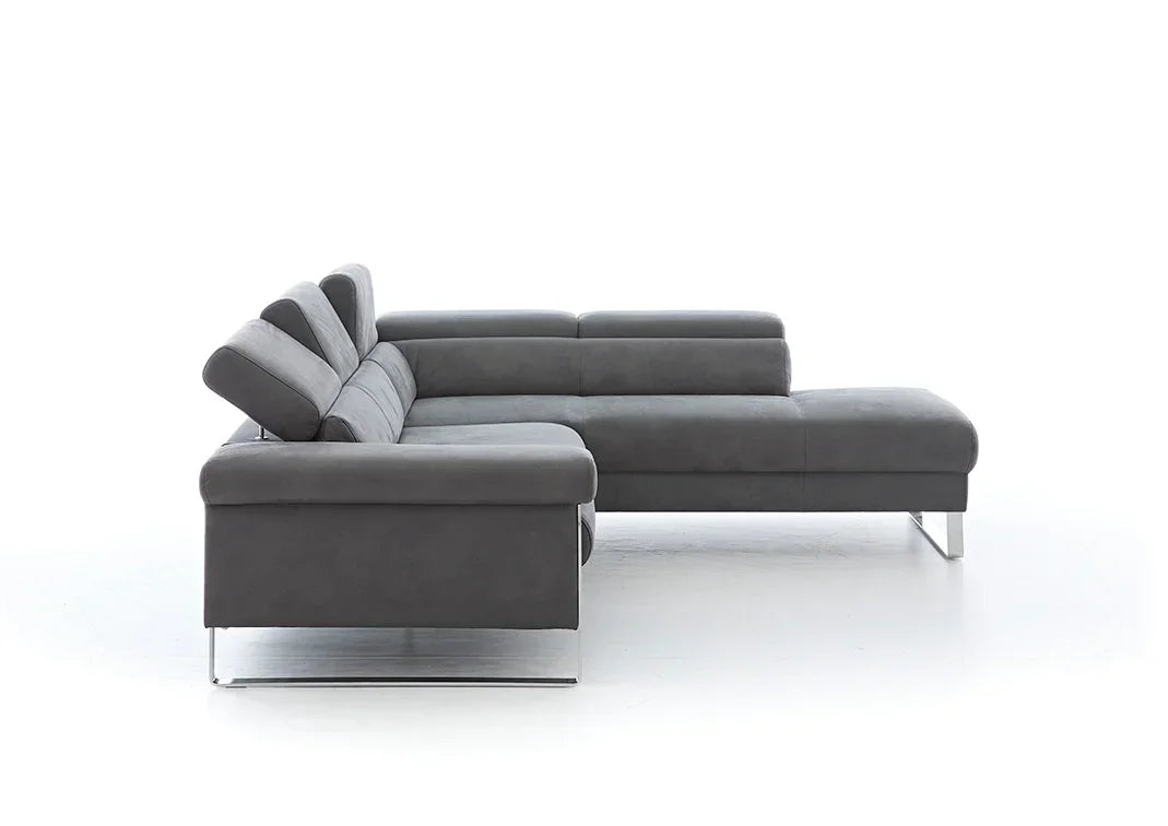 W.SCHILLIG Ecksofa finn Stoff S37/95 anthracite - Komfortmöbel24