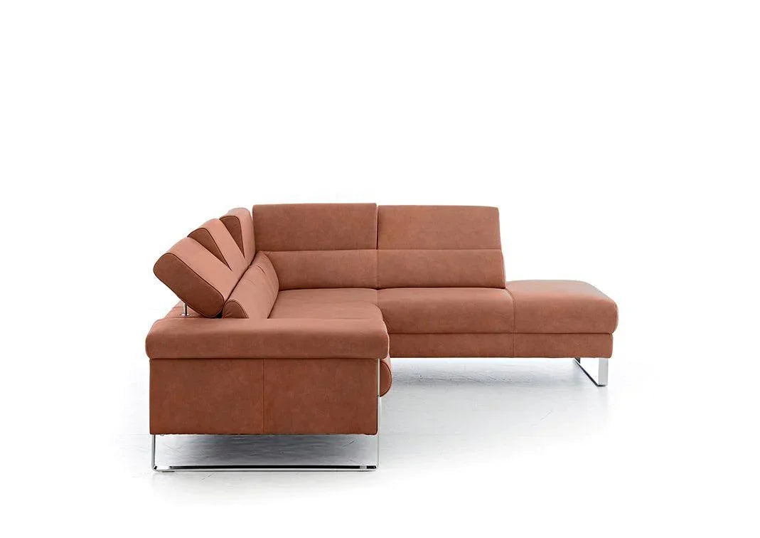 W.SCHILLIG Ecksofa finn 20974 Leder Z69/50 cognac - Komfortmöbel24
