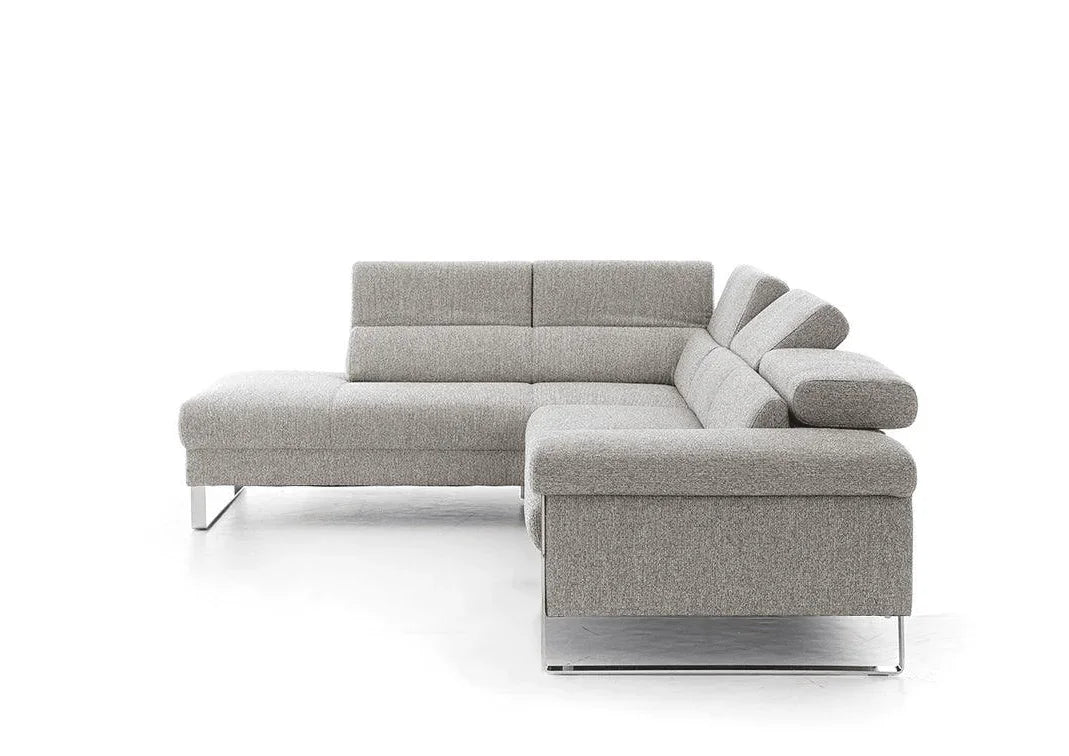 W.SCHILLIG Ecksofa finn 20974 Stoff S22/22 steel - Komfortmöbel24