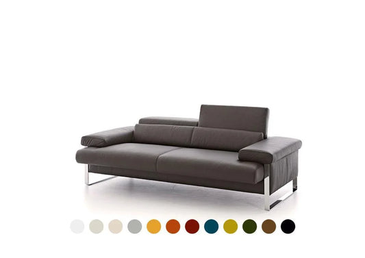 W.SCHILLIG Sofa finn 20974 N80 (B 230 cm) Leder Z73 (Farbe wählbar) - Komfortmöbel24