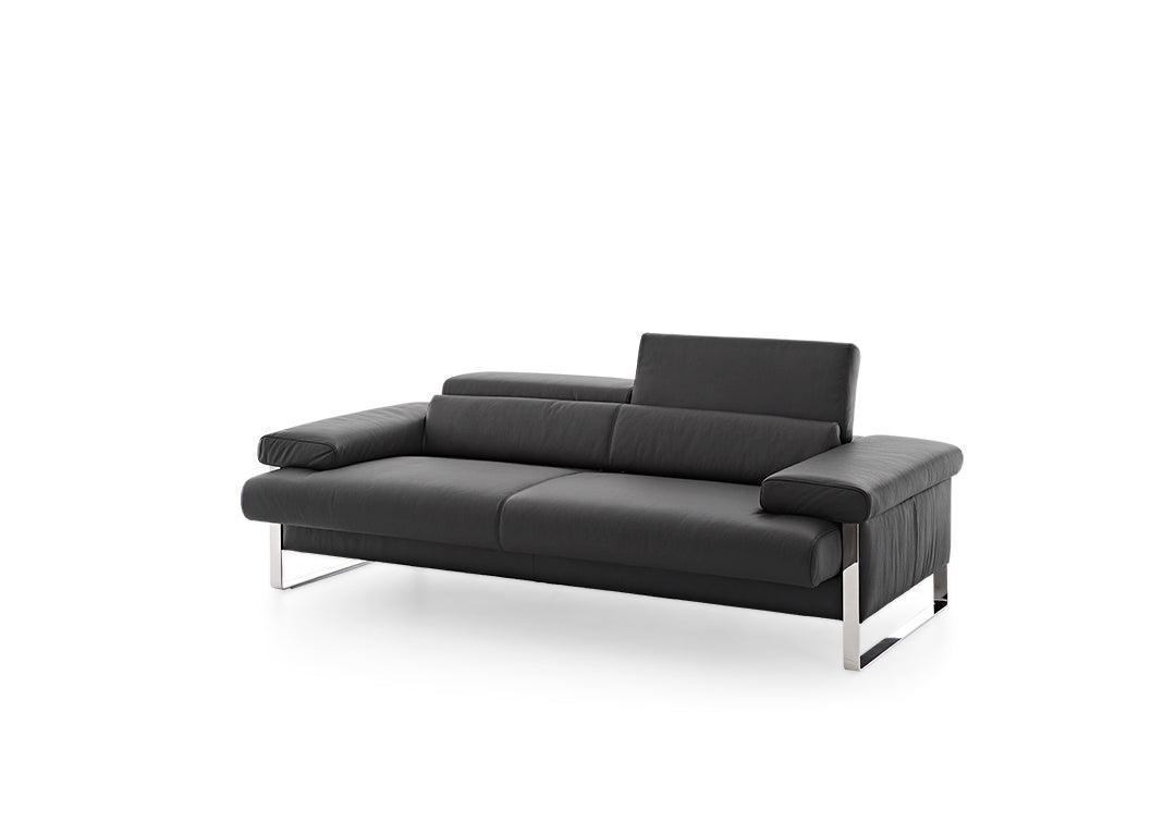 W.SCHILLIG Sofa finn 20974 N80 (B 230 cm) Leder Z73 (Farbe wählbar) - Komfortmöbel24