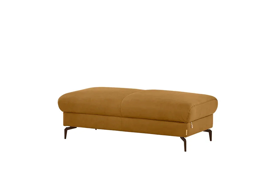 W.SCHILLIG Hocker piedroo plus 21156 G140 Leder Z69/52 kurkuma NEU! - Komfortmöbel24