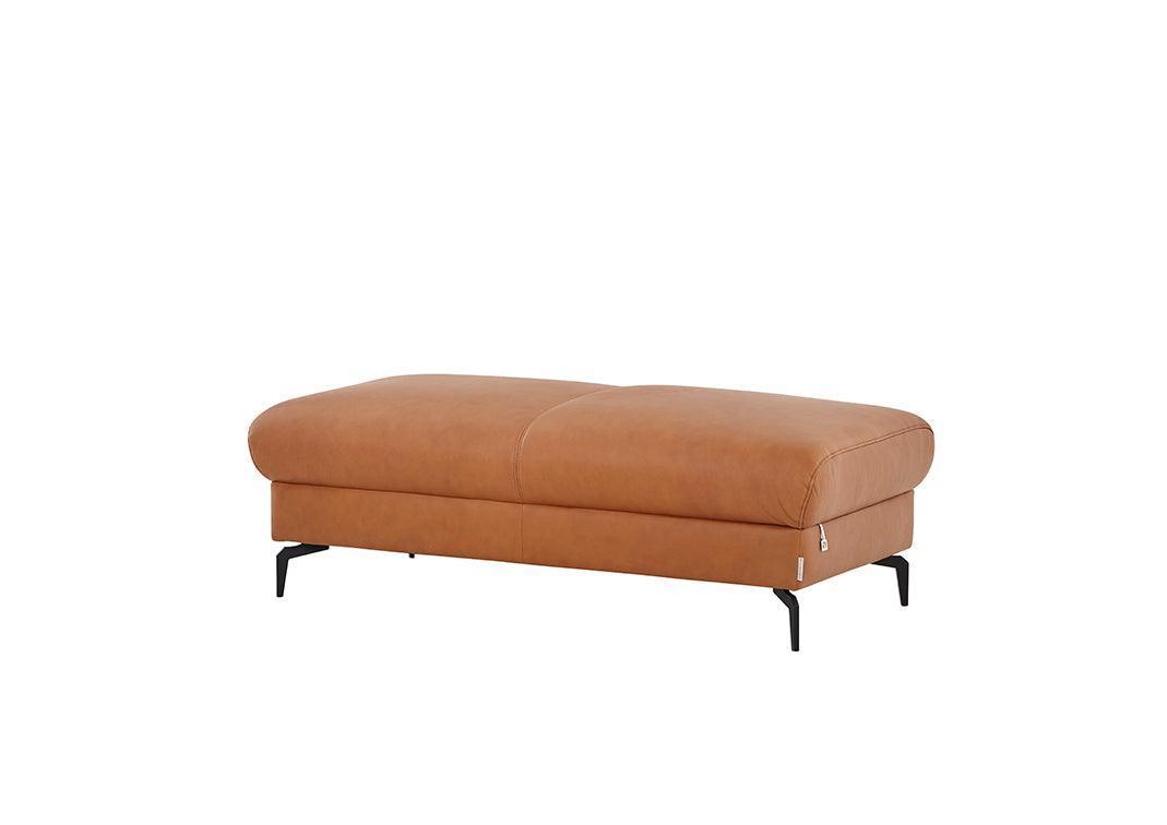 W.SCHILLIG Hocker piedroo 21156 G140 Leder Z69/50 cognac - Komfortmöbel24