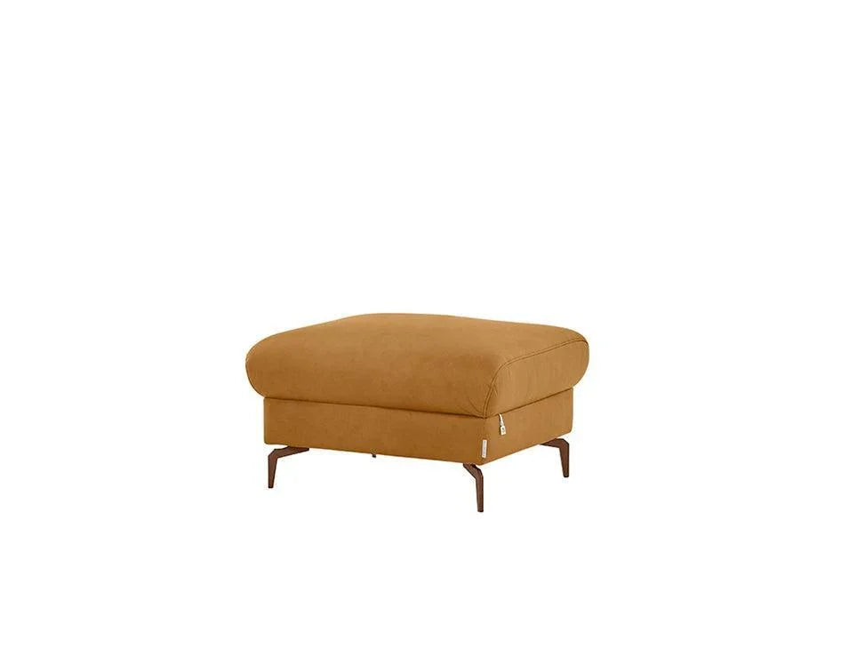 W.SCHILLIG Hocker piedroo 21156 G70 Leder Z69/52 kurkuma - Komfortmöbel24