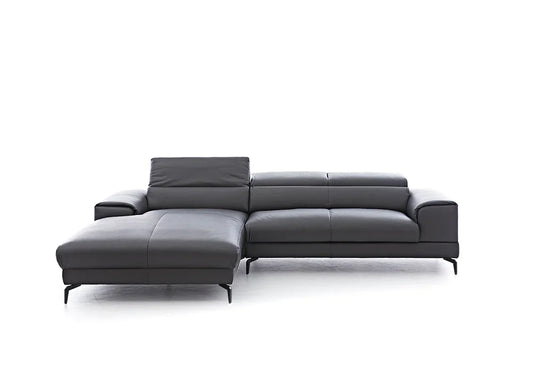 W.SCHILLIG Longchair piedroo plus 21156 (B=303 cm) Leder Z59/95 graphit - Komfortmöbel24