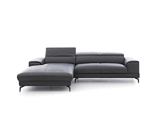 W.SCHILLIG Longchair piedroo plus 21156 (B=343 cm) Leder Z59/95 graphit