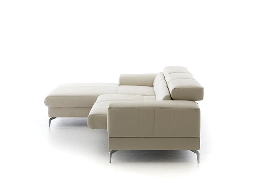 W.SCHILLIG Longchair piedroo plus 21156 (B=303 cm) Leder Z59/22 grau Neu! - Komfortmöbel24