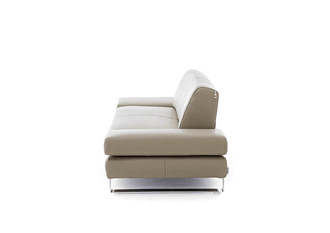 W.SCHILLIG Sofa taboo 22070 NF Leder Z73/49 taupe - Komfortmöbel24