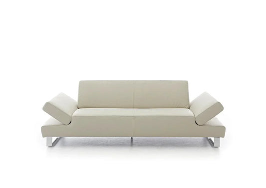 W.SCHILLIG Sofa taboo 22070 PL Leder Z59/22 grau - Komfortmöbel24