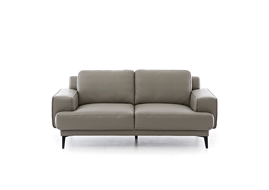 W.SCHILLIG Sofa foscaari N70 Leder Z77/25 elephant grey