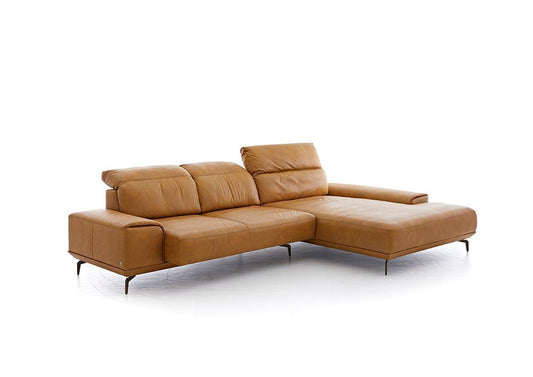 W.SCHILLIG Longchair MR2490 24400 Leder Z69/52 kurkuma