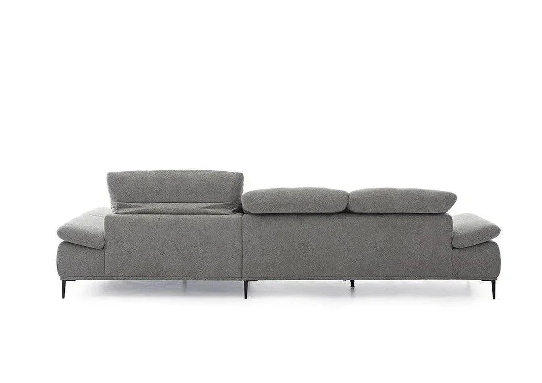 W.SCHILLIG Longchair tavaroo 24470 (B=343) Stoff R75/21 light grey