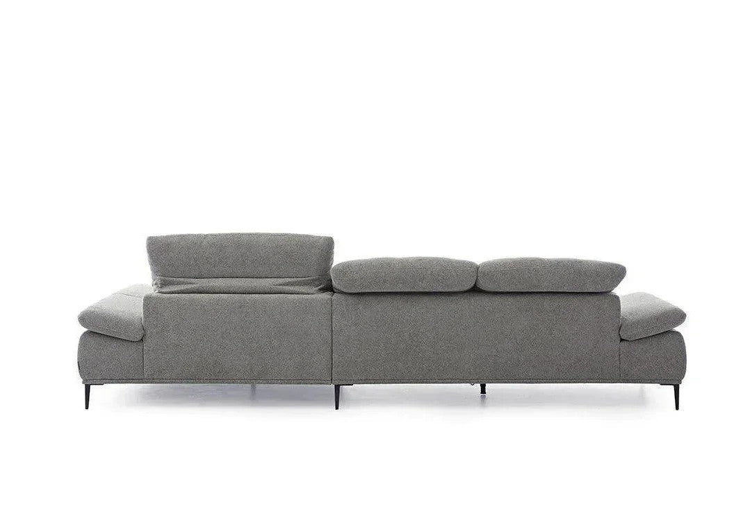 W.SCHILLIG Longchair tavaroo 24470 (B=343) Stoff R75/21 light grey