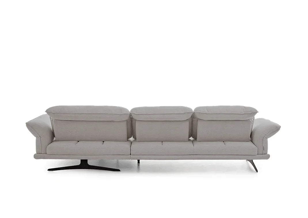 W.SCHILLIG Longchair olivia 24670 (B=303 cm) Stoff R75/21 light grey - Komfortmöbel24