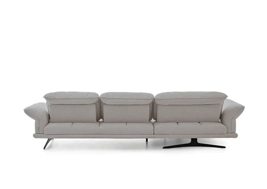 W.SCHILLIG Longchair olivia 24670 (B=303 cm) Stoff R75/21 light grey - Komfortmöbel24