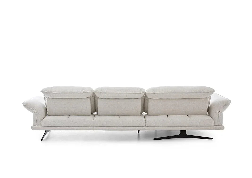 W.SCHILLIG Longchair olivia 24670 (B=323 cm) Stoff R75/43 snow - Komfortmöbel24